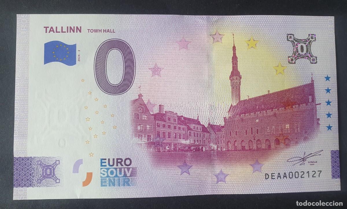Billetes extranjeros: BILLETE 0 Euro Souvenir Estonia: DEAA 2024-2 TALLINN - TOWH HALL