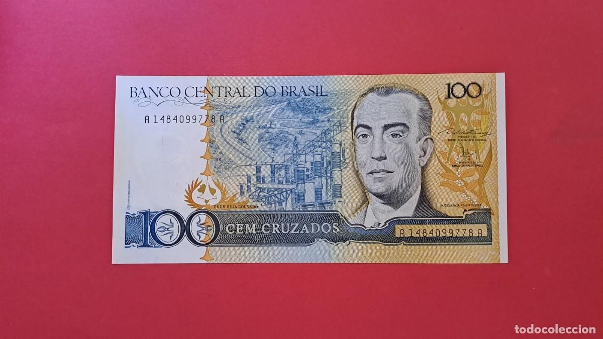 Banconote internazionali: BRASIL - 100 CRUZADOS - SIN CIRCULAR