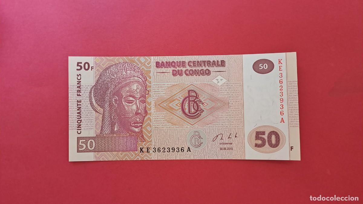 Internationale Banknoten: CONGO - 2.013 - 50 FRANCOS - SIN CIRCULAR