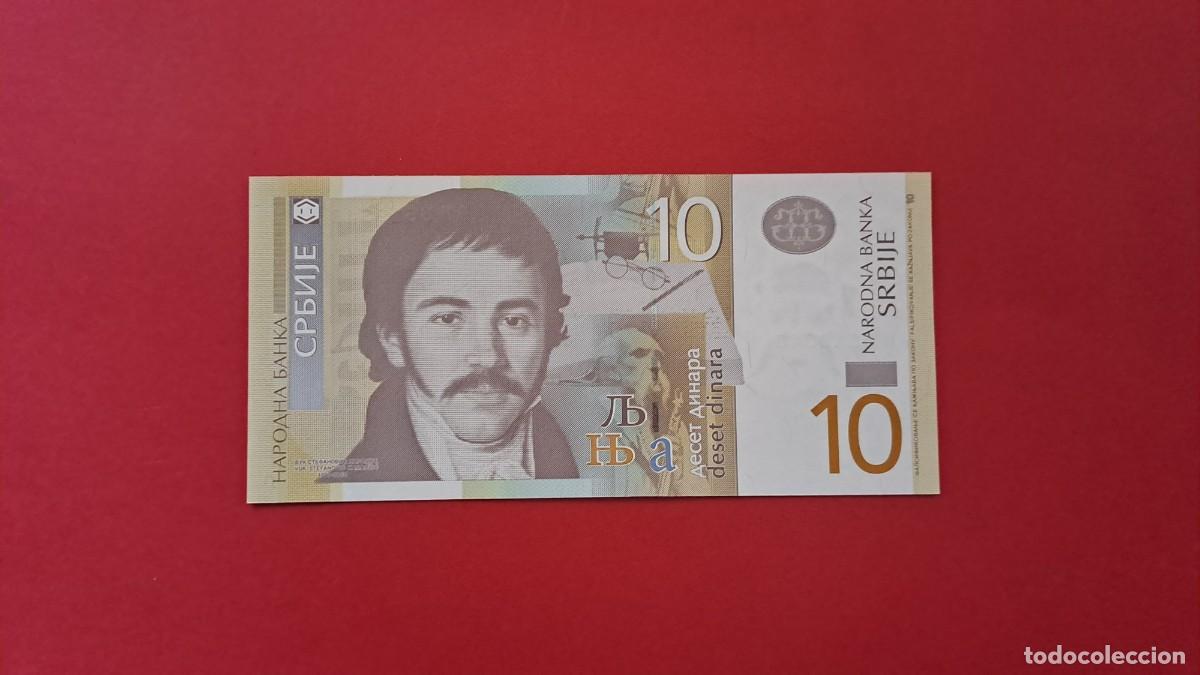 Billets internationaux: SERBIA - 2.013 - 10 DINAR - SIN CIRCULAR