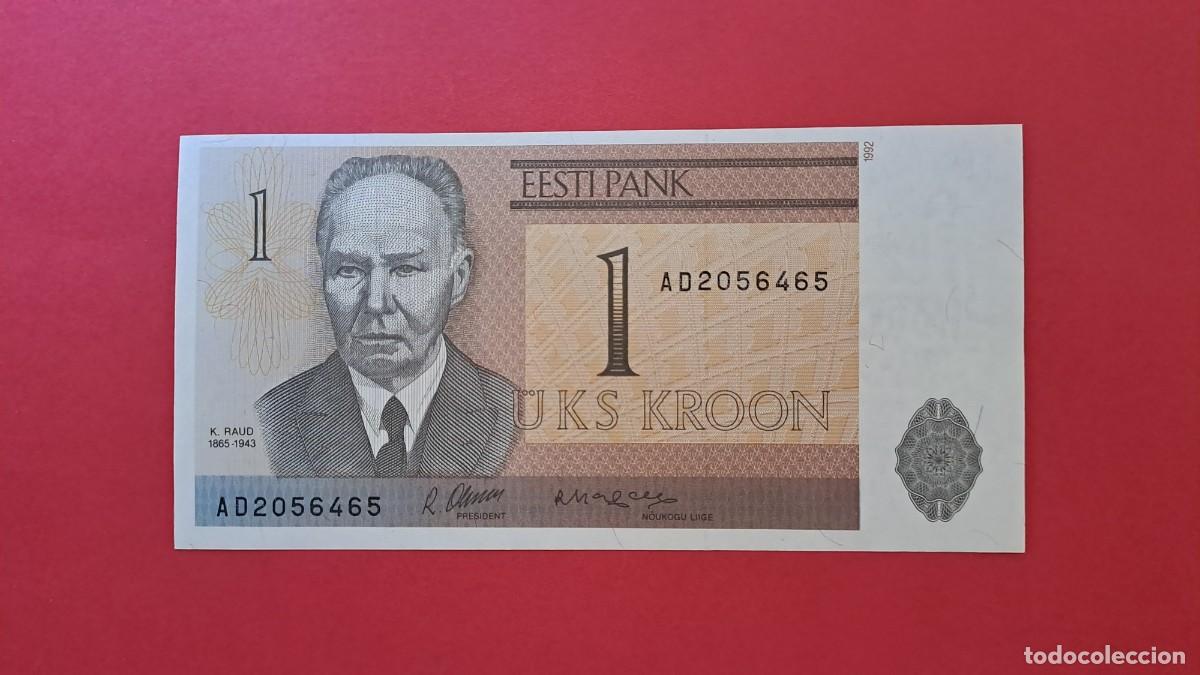 International Banknotes: ESTONIA - 1 CORONA - SIN CIRCULAR