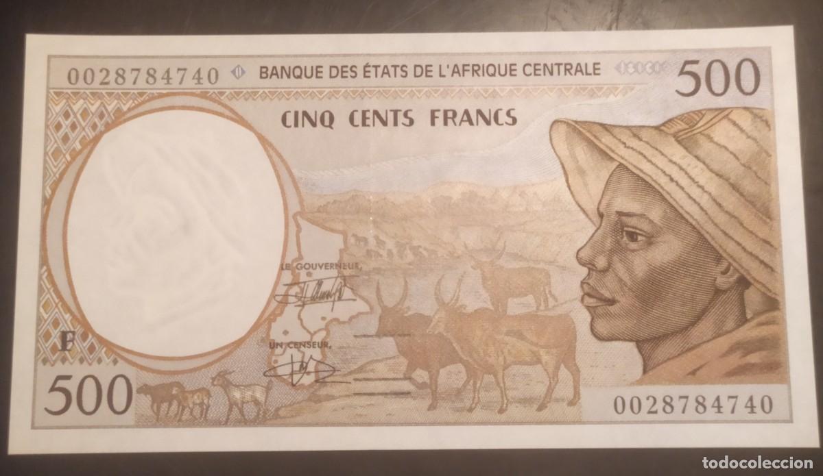 Billetes extranjeros: ESTADOS DEL &Aacute;FRICA CENTRAL : GUINEA ECUATORIAL 500 francos. 2002.PK. # 506 F