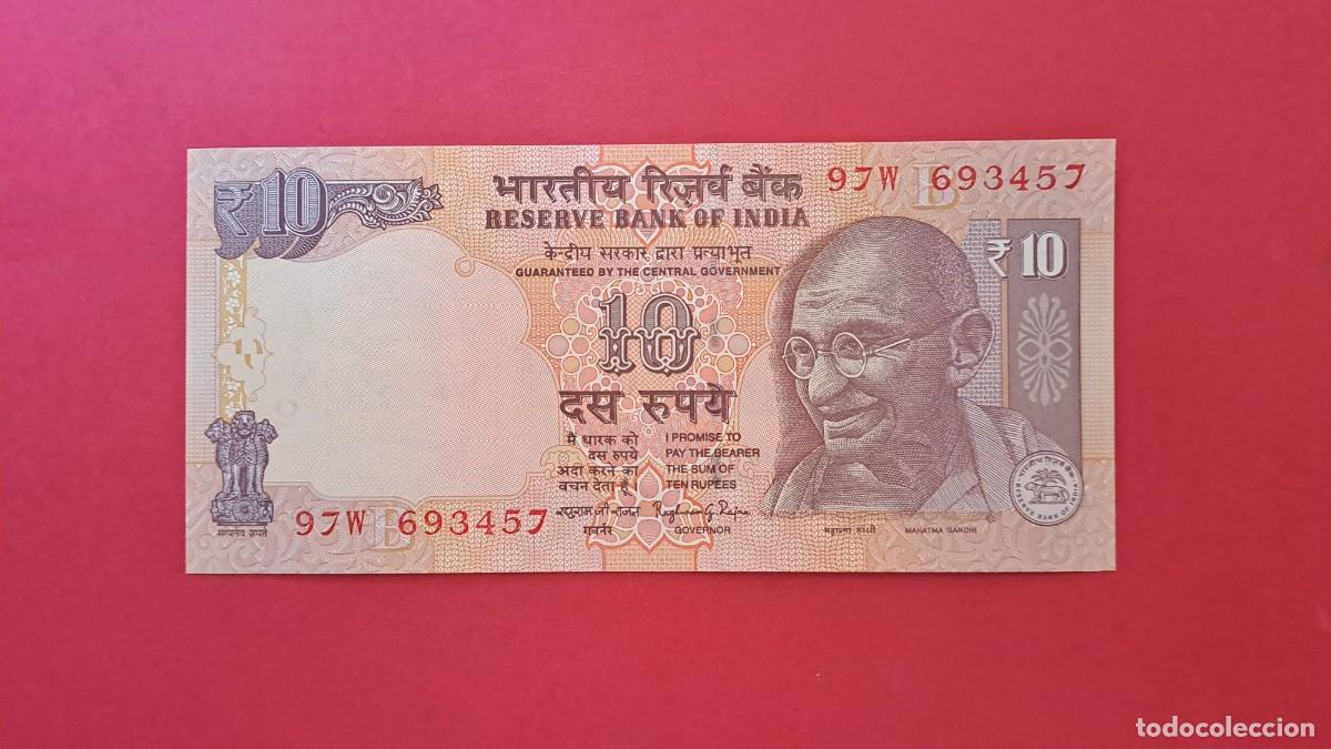 Billetes extranjeros: INDIA - 2.016 - 10 RUPIA - SIN CIRCULAR - Foto 1