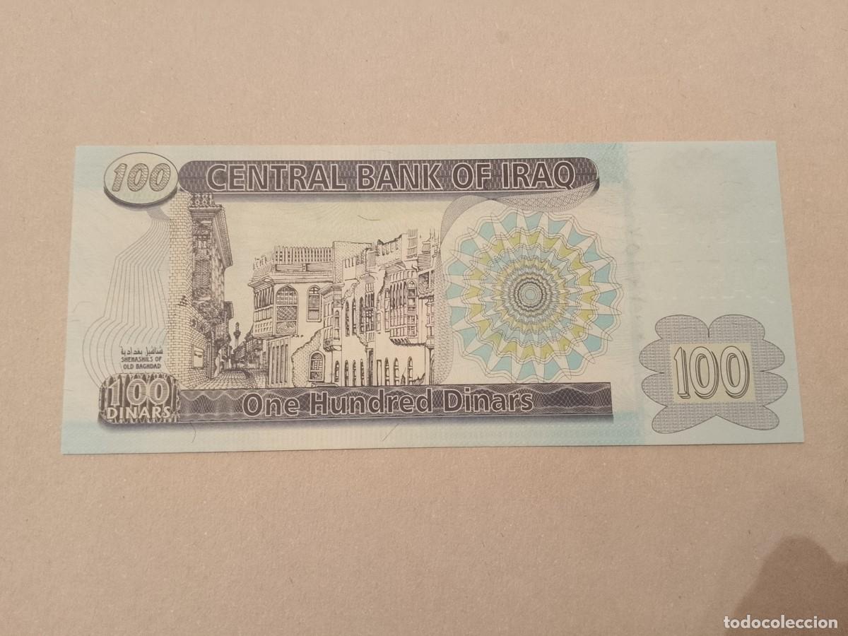 Billetes extranjeros: Billete Iraq, 100 DINARS, a&ntilde;o 2002, UNC