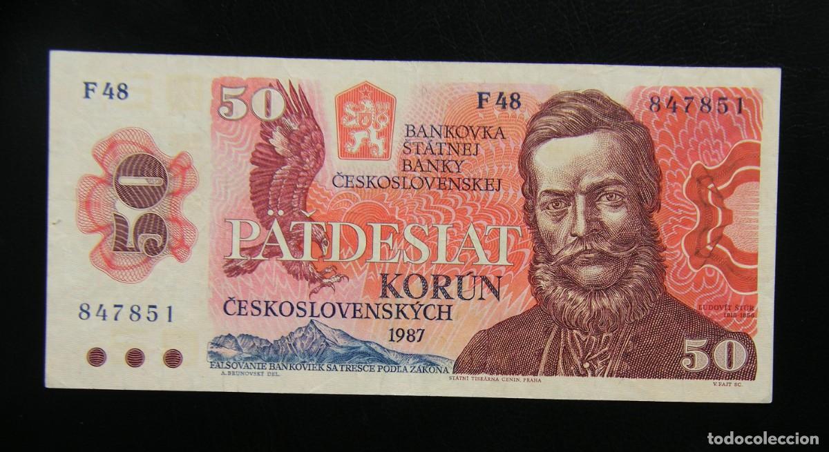 Billets internationaux: CHECOSLOVAQUIA BILLETE DE 50 CORONAS 1987 EBC