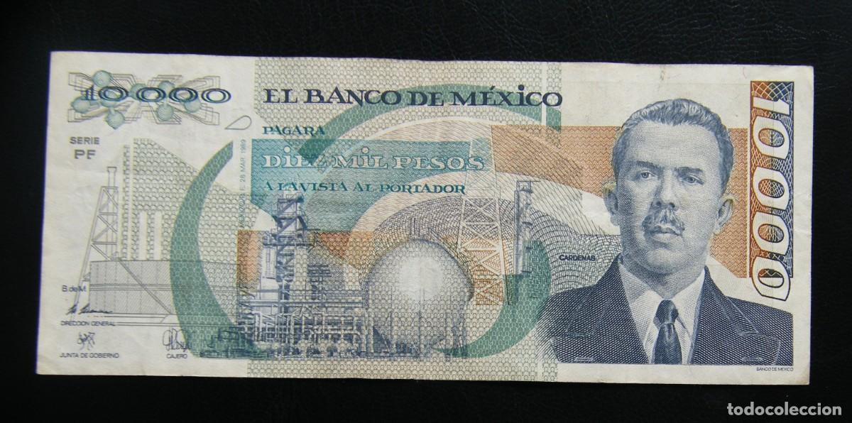 Internationale Banknoten: MEXICO BILLETE DE 10.000 PESOS 1989 MBC