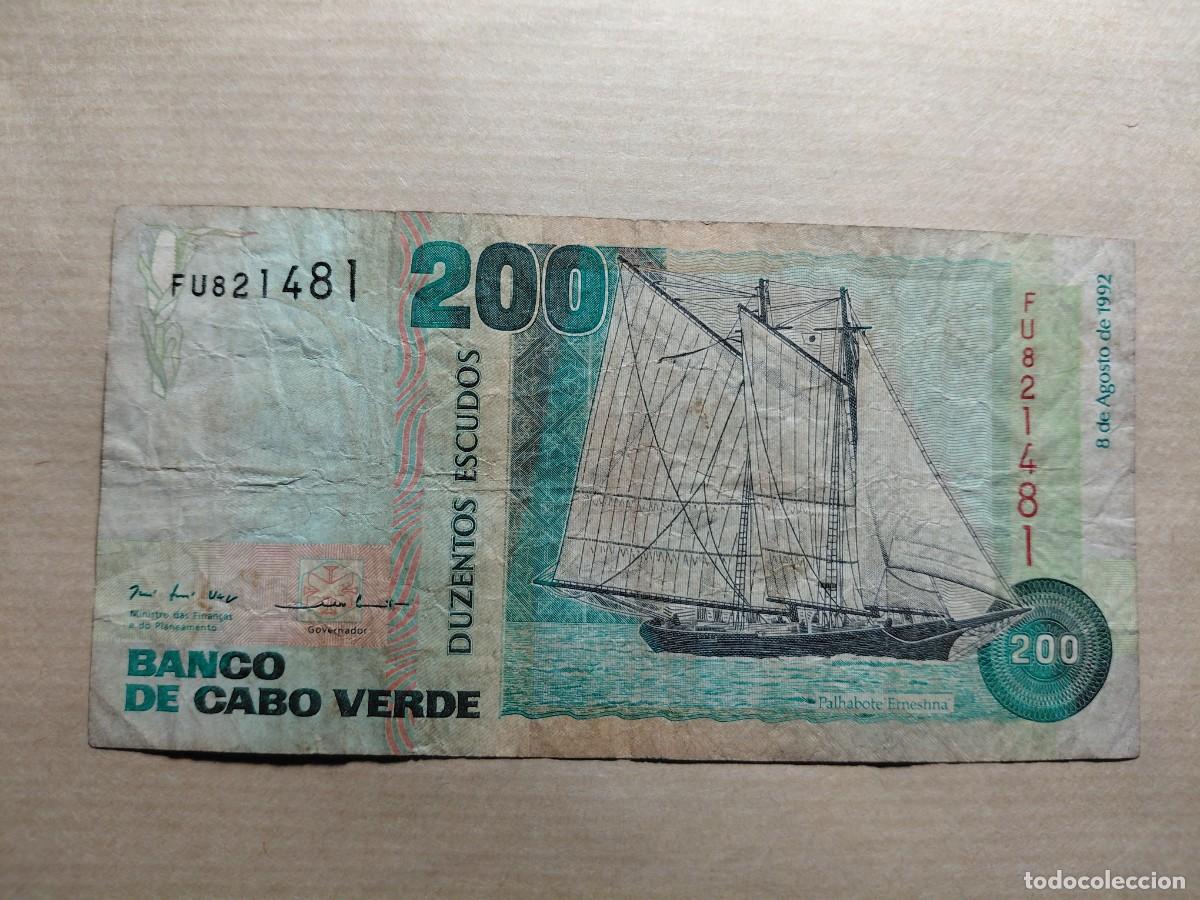 Notas Internacionais: CABO VERDE - 200 ESCUDOS 1992 P63
