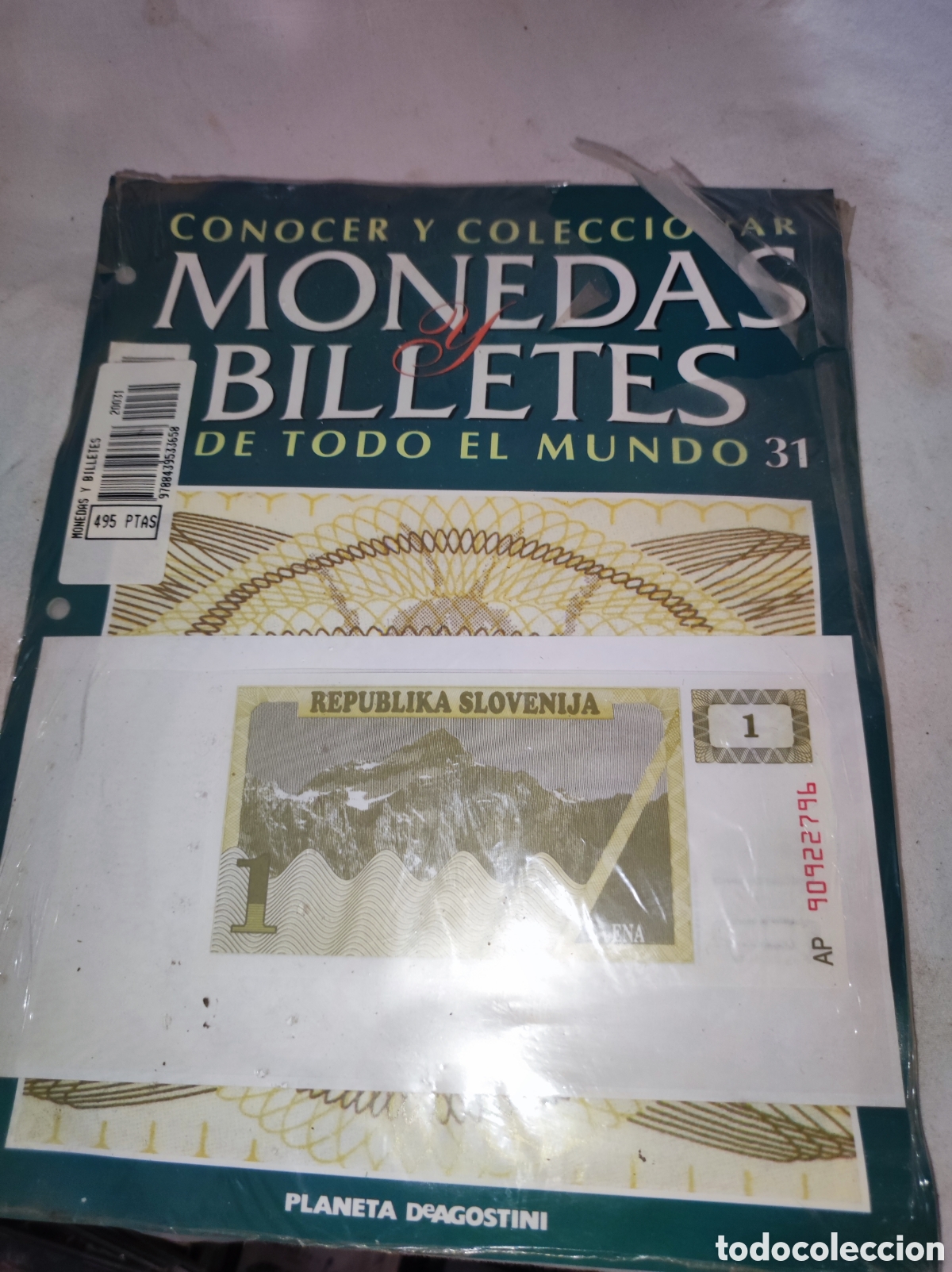 Billetes extranjeros: Billete Eslovenia - Monedas y billetes de todo el mundo - Planeta Deagostini - N&uacute;mero 31