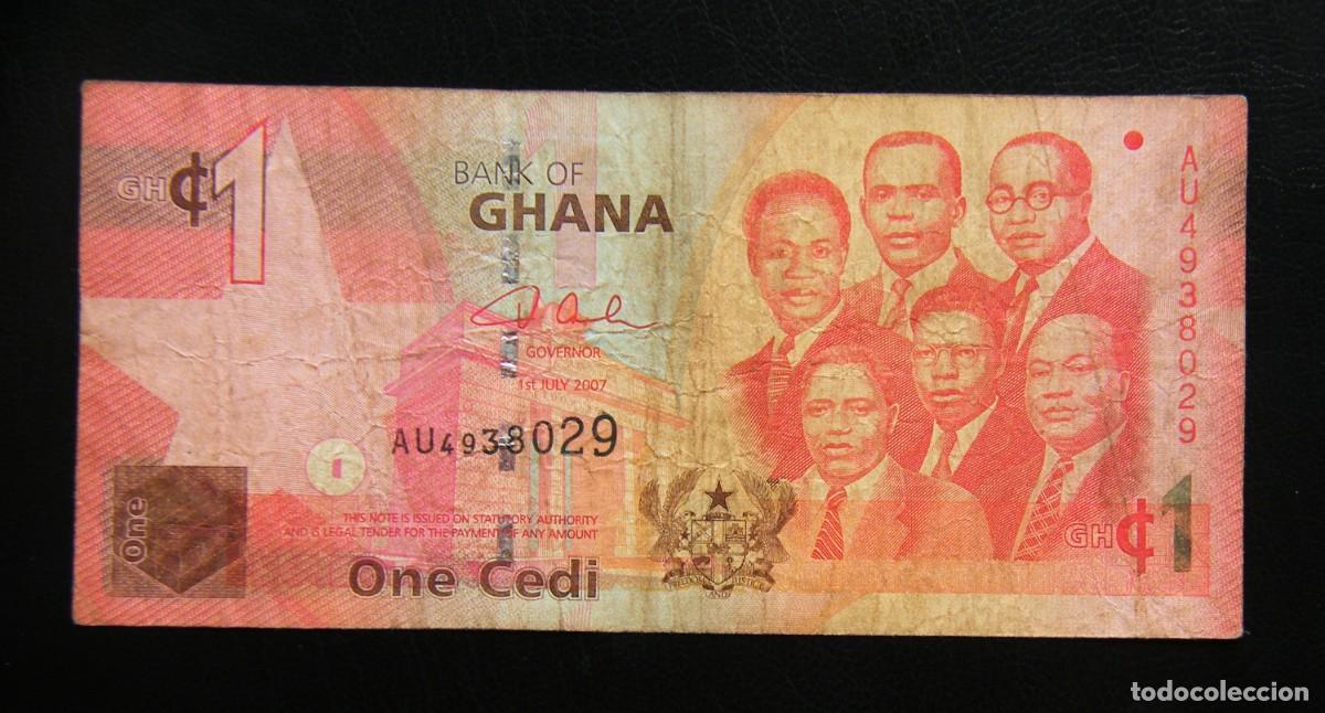 Internationale Banknoten: GHANA BILLETE DE 1 CED&Iacute; 2007 CIRCULADO