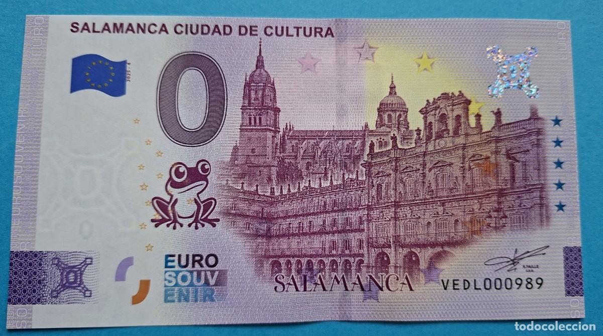 Billetes extranjeros: BILLETE 0 Euro Souvenir Espa&ntilde;a: VEDL 2025-4 SALAMANCA CUIDAD DE CULTURA - Rana