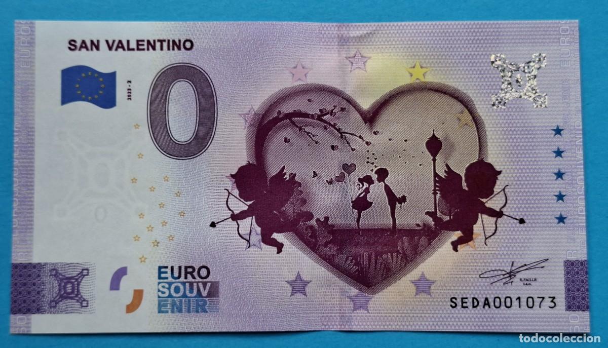 Billets internationaux: BILLETE 0 Euro Souvenir Italia: SEDA 2023-2 SAN VALENTINO