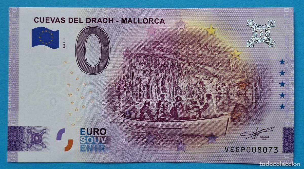 Billetes extranjeros: BILLETE 0 Euro Souvenir Espa&ntilde;a: VEGP 2023-1 CUEVAS DEL DRACH - MALLORCA