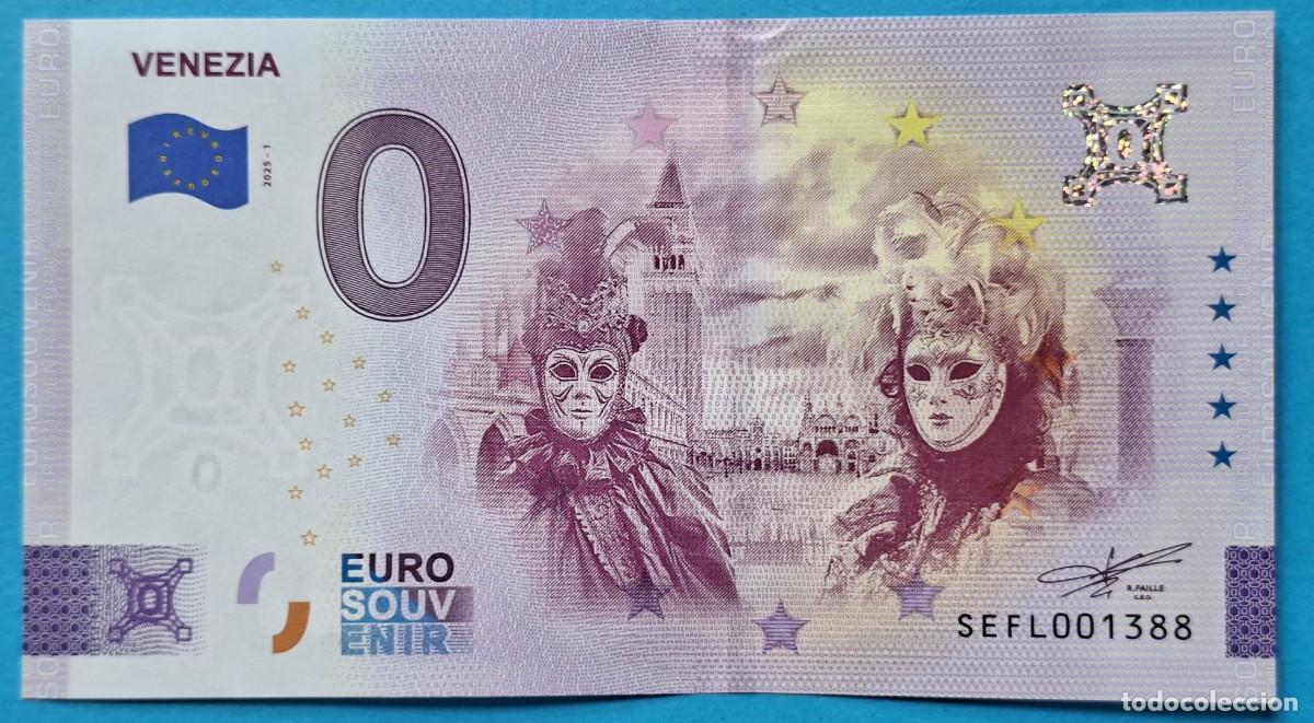 Billetes extranjeros: BILLETE 0 Euro Souvenir Italia: SEFL 2025-1 VENEZIA - Carnaval