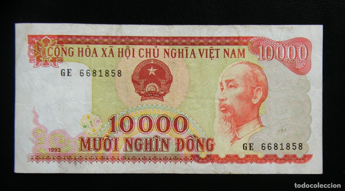 International Banknotes: VIET-NAM BILLETE DE 10.000 DONG 1993 CIRCULADO