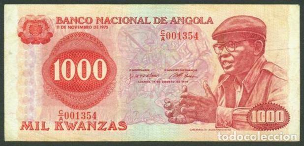 Billetes extranjeros: ANGOLA. 1000 kwanzas 1979. Pick 117.