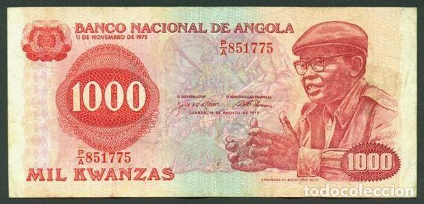 Billetes extranjeros: ANGOLA. 1000 kwanzas 1979. Pick 117.
