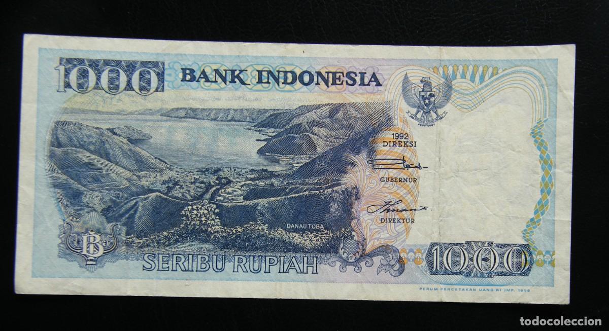 Billetes extranjeros: INDONESIA BILLETE DE 1.000 Rupias 1992 CIRCULADO