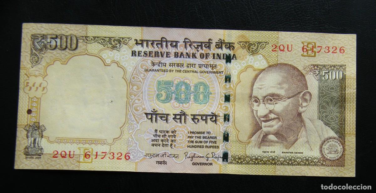 Billetes extranjeros: INDIA BILLETE DE 500 RUPIAS 2014 EBC