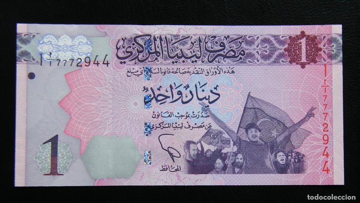 Banconote internazionali: LIBIA BILLETE DE 1 DINAR... SIN CIRCULAR
