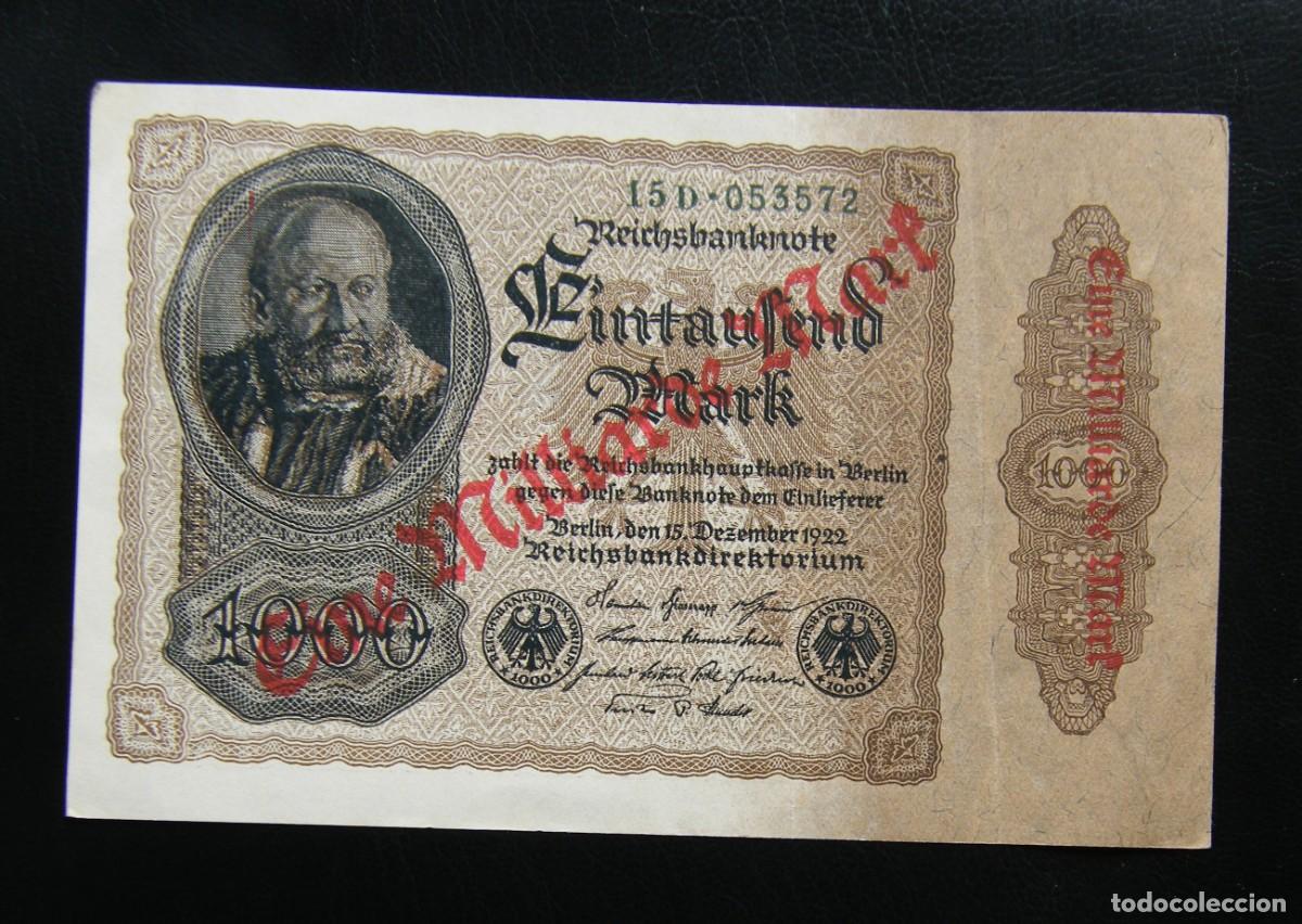 Billets internationaux: ALEMANIA BILLETE DE 1.000.000 MARCOS 1922 CIRCULADO