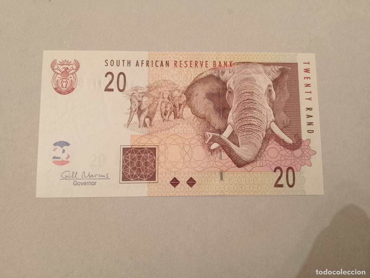 Billetes extranjeros: Billete Sur&aacute;frica, 20 rands, a&ntilde;o 2009, UNC