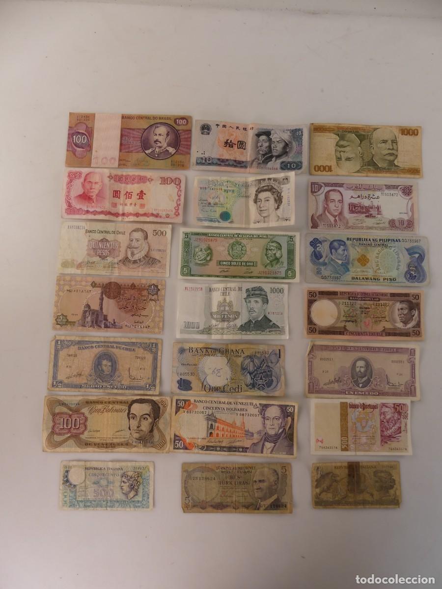 Billets internationaux: COLECCION LOTE DE 21 BILLETES DEL MUNDO