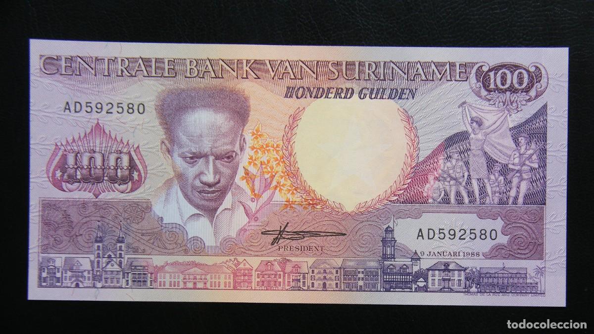 Billets internationaux: SURINAM BILLETE DE 100 GULDEN 1988 SIN CIRCULAR