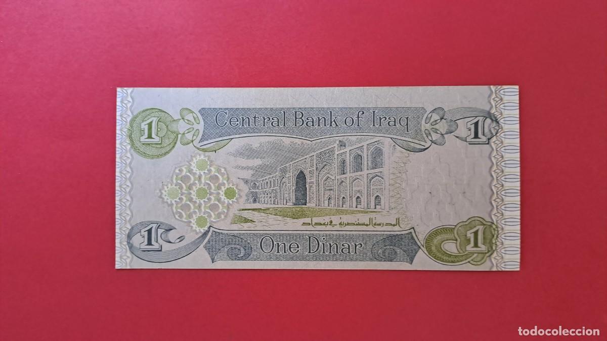Billetes extranjeros: IRAK - 1 DINAR - SIN CIRCULAR - Foto 2