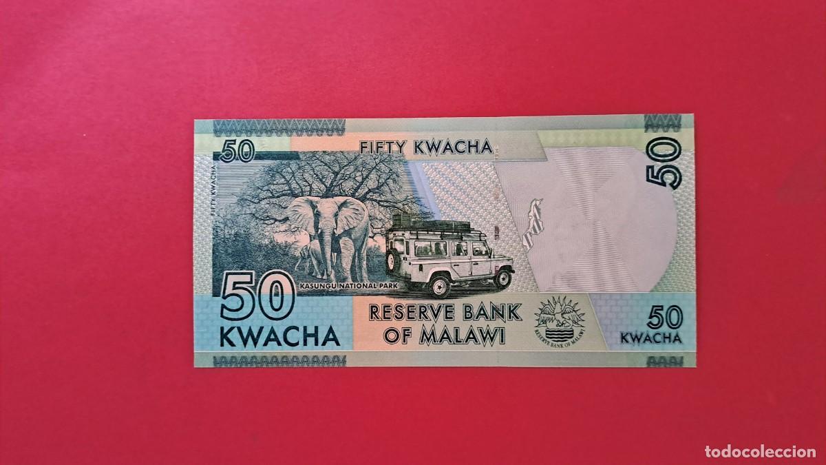 Billetes extranjeros: MALAWI - 2.016 - 50 KWACHA - SIN CIRCULAR - Foto 2