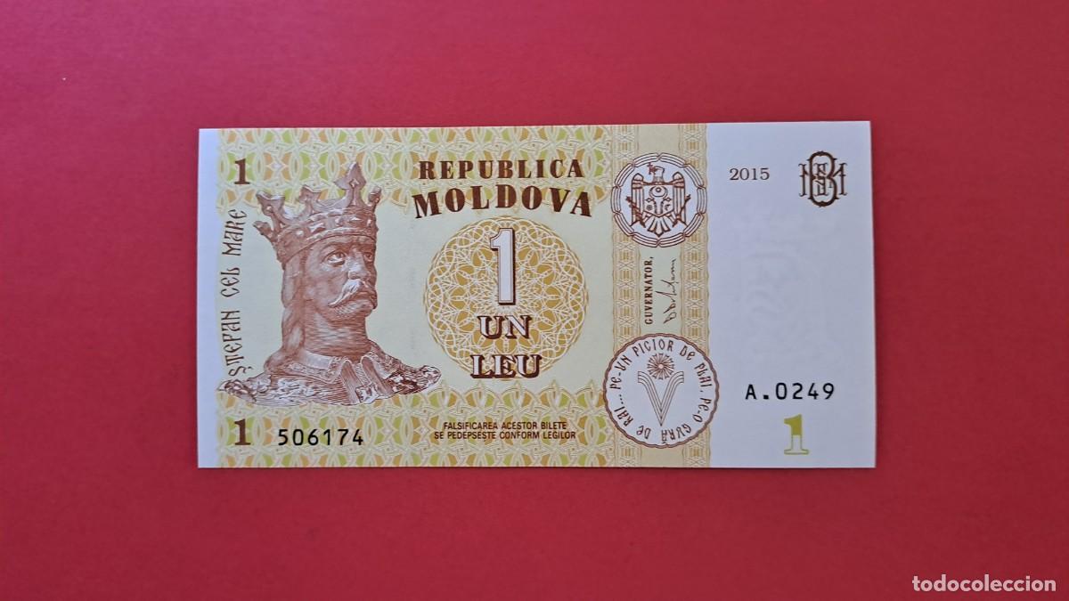 Billets internationaux: MOLDANIA - 2.015 - 1 LEU - SIN CIRCULAR