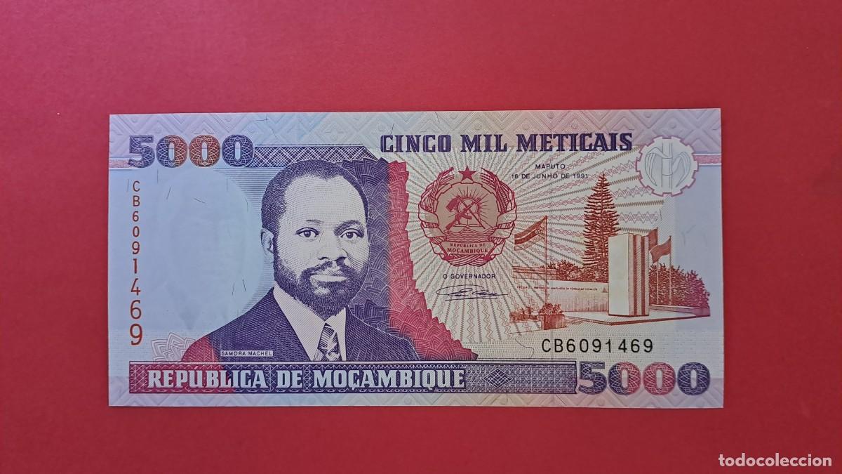 Internationale Banknoten: MOZAMBIQUE - 1.991 - 5.000 METICAIS - SIN CIRCULAR