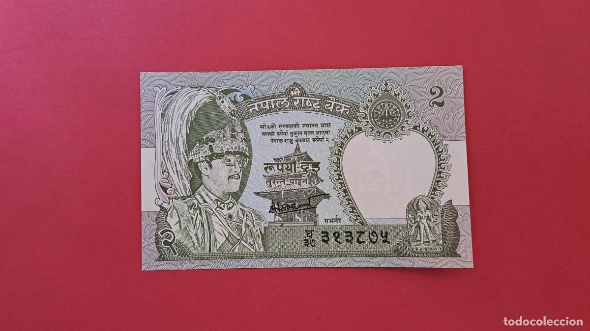 Notas Internacionais: NEPAL - 2 RUPIAS - SIN CIRCULAR