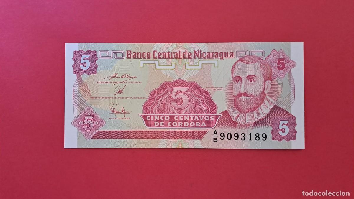 Billets internationaux: NICARAGUA - 5 CENTAVOS - SIN CIRCULAR