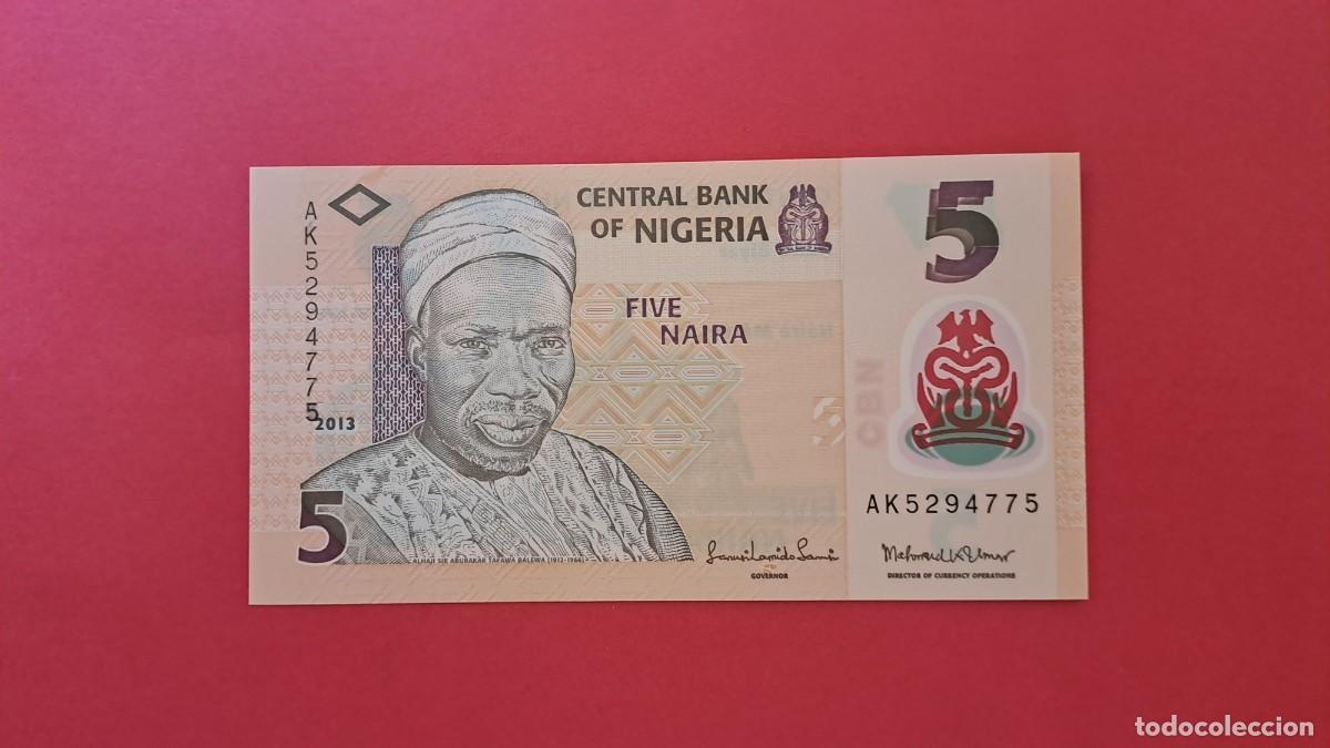 Banconote internazionali: NIGERIA - 2.013 - 5 NAIRA - SIN CIRCULAR