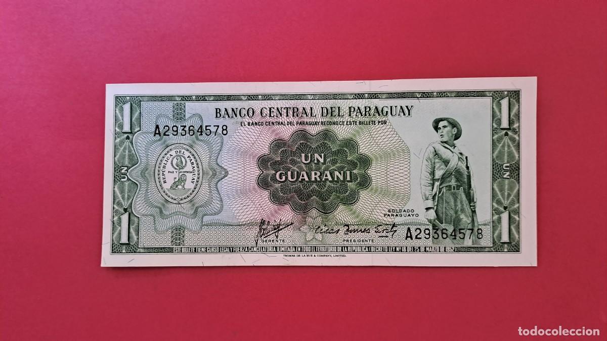 Banconote internazionali: PARAGUAY - 1.952 - 1 GUARAN&Iacute; - SIN CIRCULAR