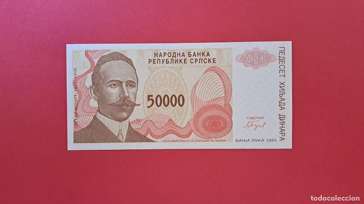 Billets internationaux: SERBIA - 1.993 - 50.000 DINAR - SIN CIRCULAR