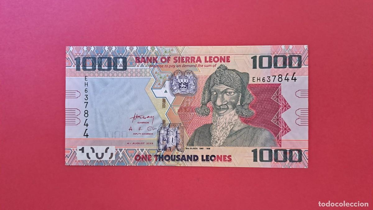 Billets internationaux: SIERRA LEONA - 2.013 - 1.000 LEONES - SIN CIRCULAR