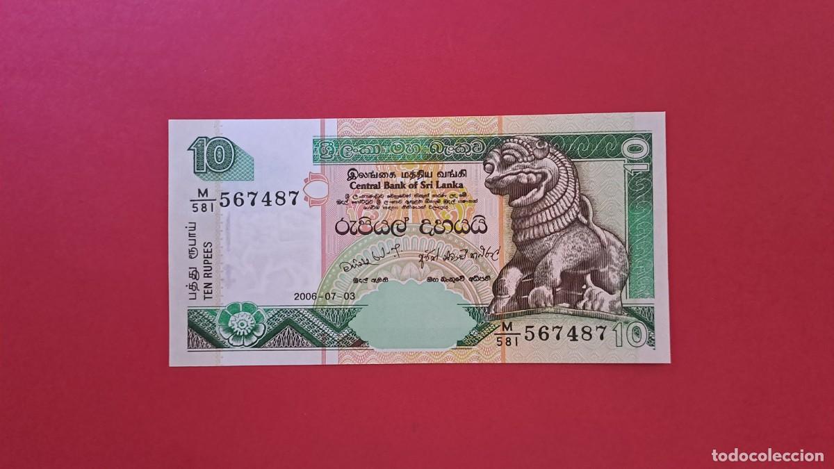 Internationale Banknoten: SRI LANKA - 2.006 - 10 RUPIAS - SIN CIRCULAR