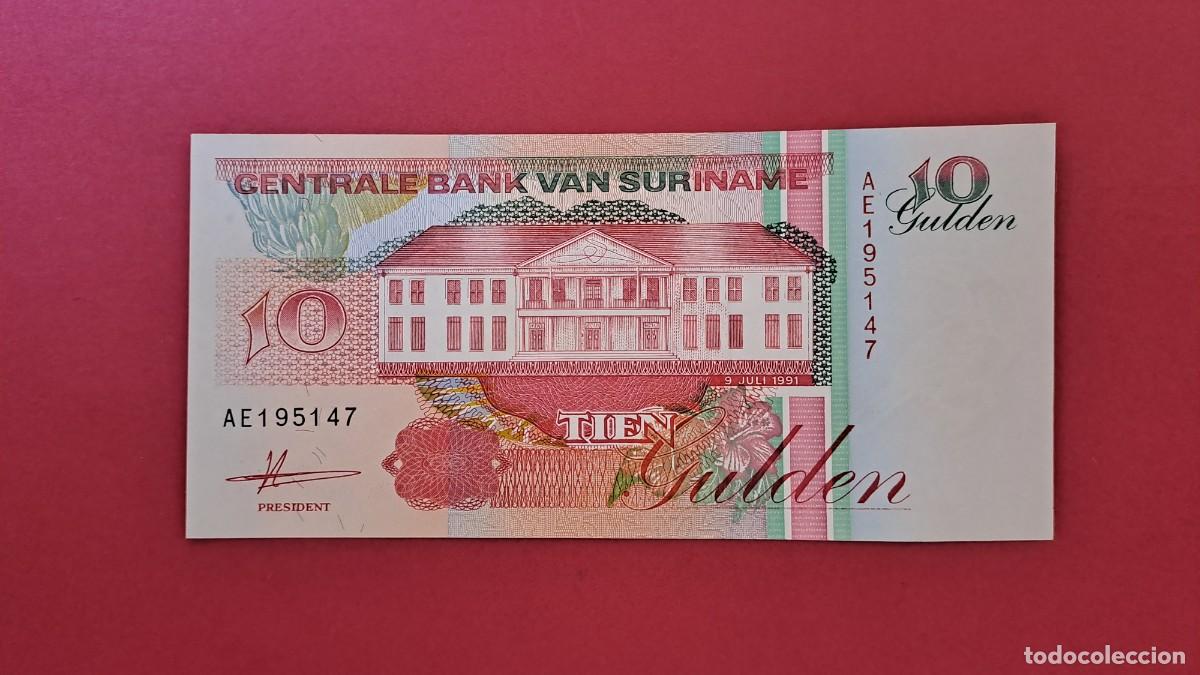 Internationale Banknoten: SURINAM - 1.991 - 10 GULDEN - SIN CIRCULAR