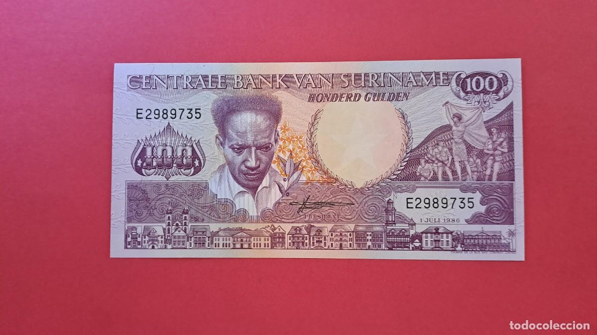 Billets internationaux: SURINAM - 1.986 - 100 GULDEN - SIN CIRCULAR
