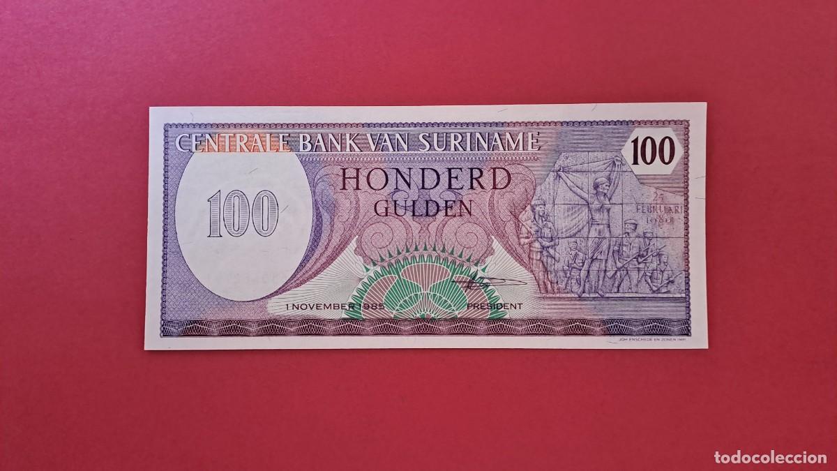 Billets internationaux: SURINAM - 1.985 - 100 GULDEN - SIN CIRCULAR