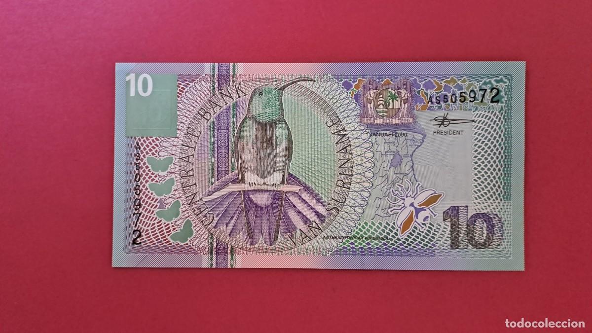 International Banknotes: SURINAM - 2.000 - 10 GULDEN - SIN CIRCULAR