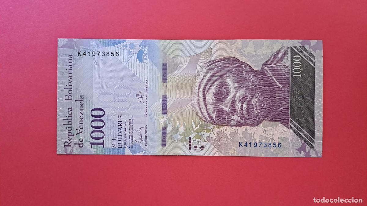 Internationale Banknoten: VENEZUELA - 2.017 - 1.000 BOL&Iacute;VARES - SIN CIRCULAR