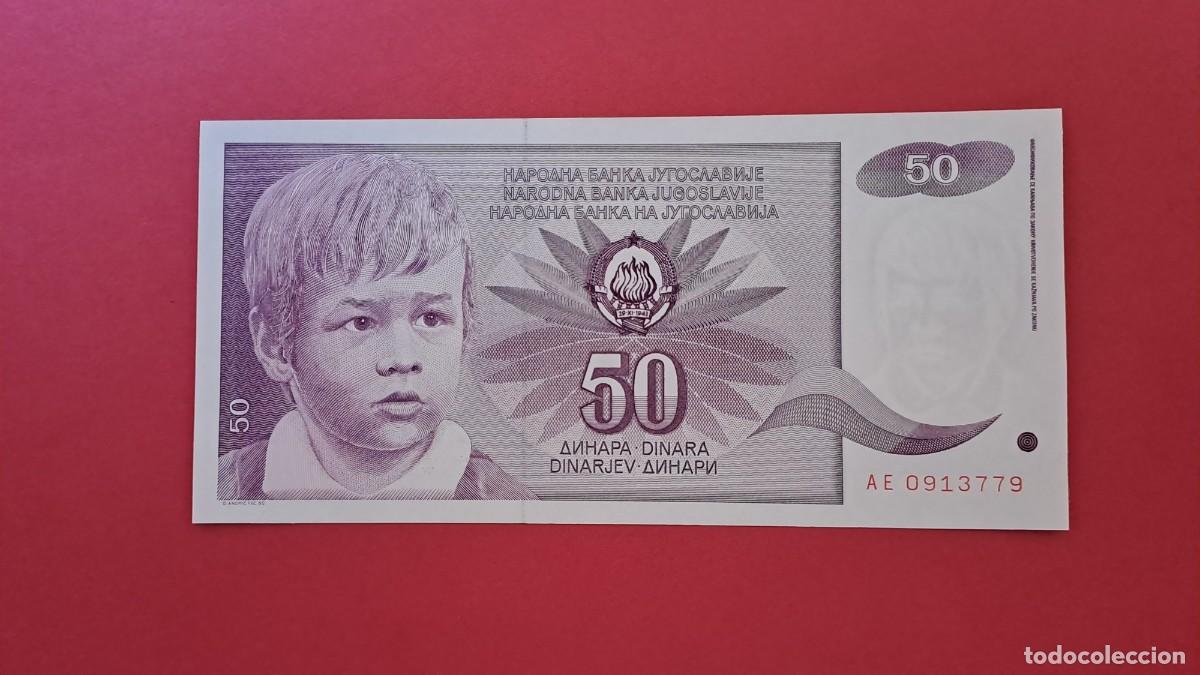 Billetes extranjeros: YUGOSLAVIA - 1.990 - 50 DINAR - SIN CIRCULAR