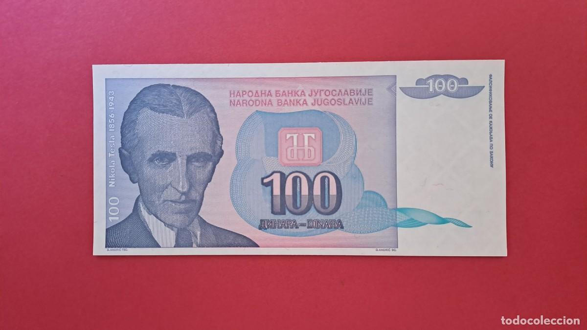 Notas Internacionais: YUGOSLAVIA - 1.994 - 100 DINAR - SIN CIRCULAR