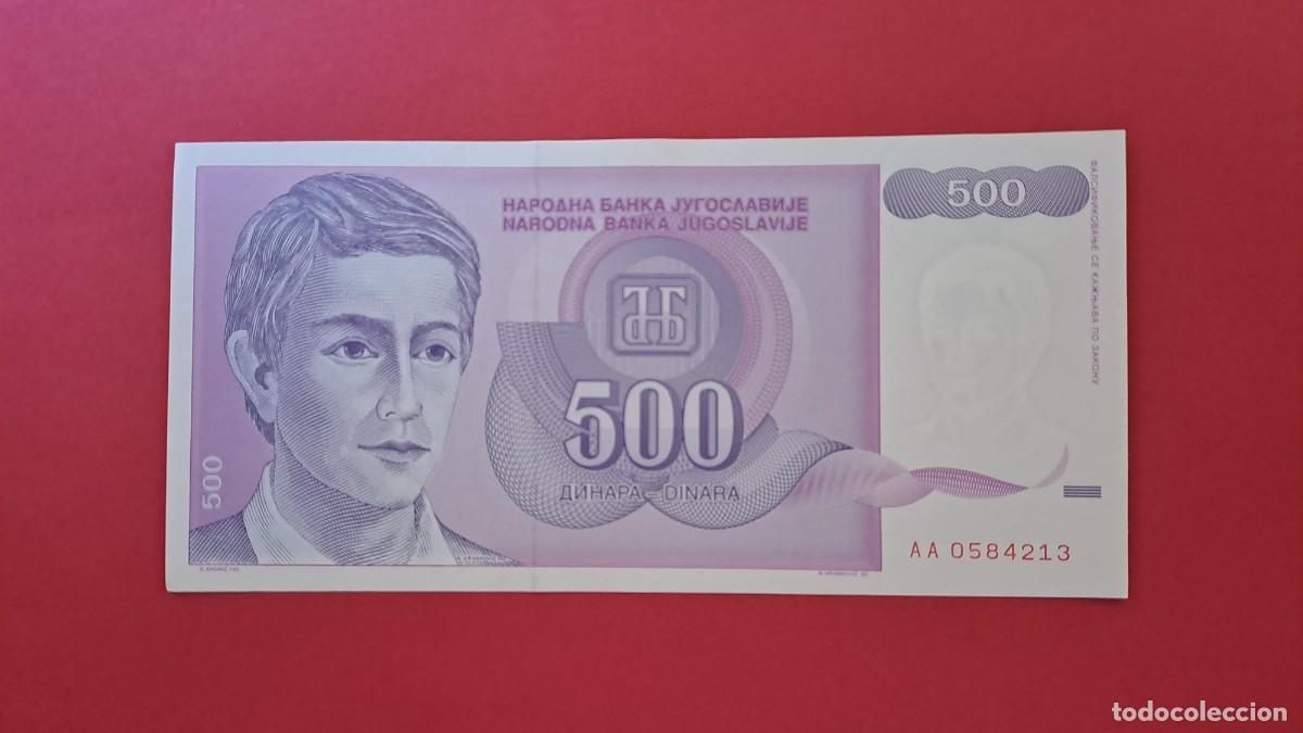 International Banknotes: YUGOSLAVIA - 1.992 - 500 DINAR - SIN CIRCULAR