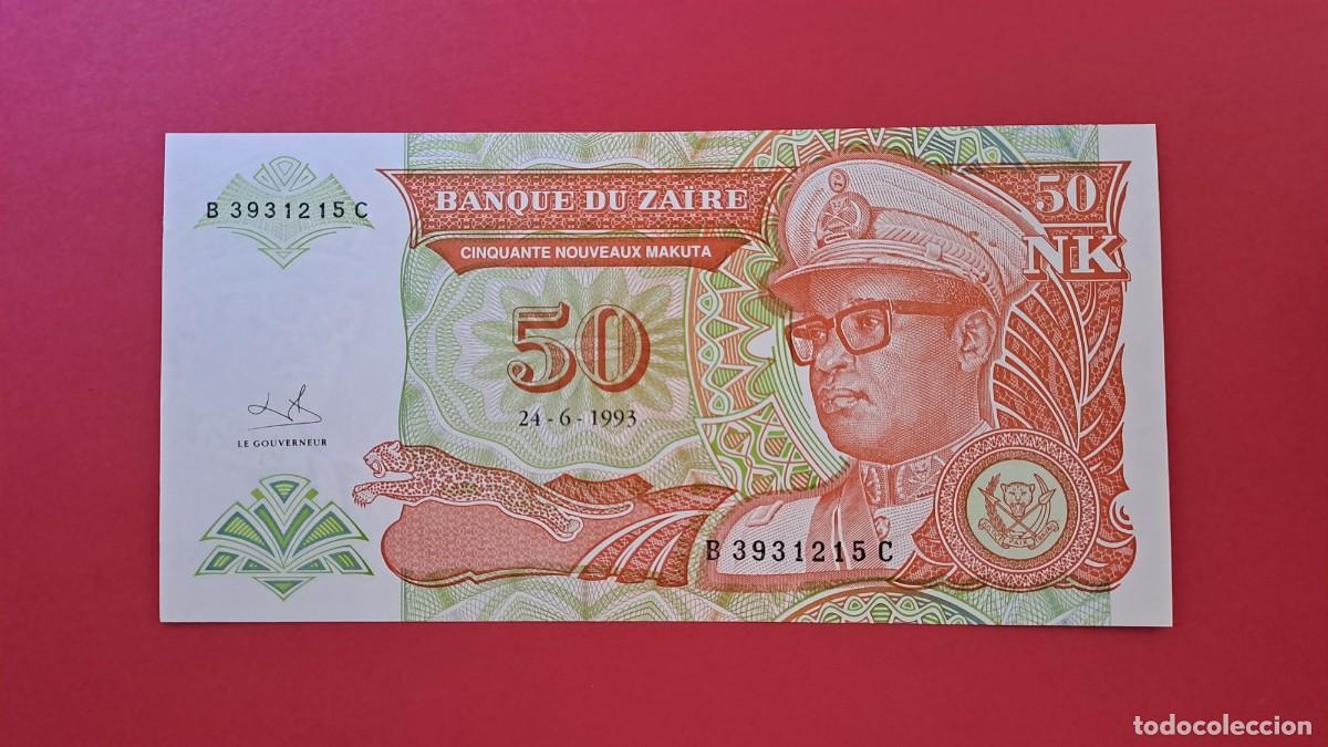 Billets internationaux: ZAIRE - 1.993 - 50 MAKUTA - SIN CIRCULAR