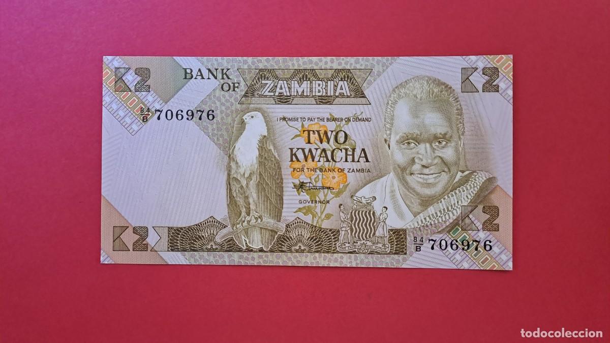 Banconote internazionali: ZAMBIA - 2 KWACHA - SIN CIRCULAR