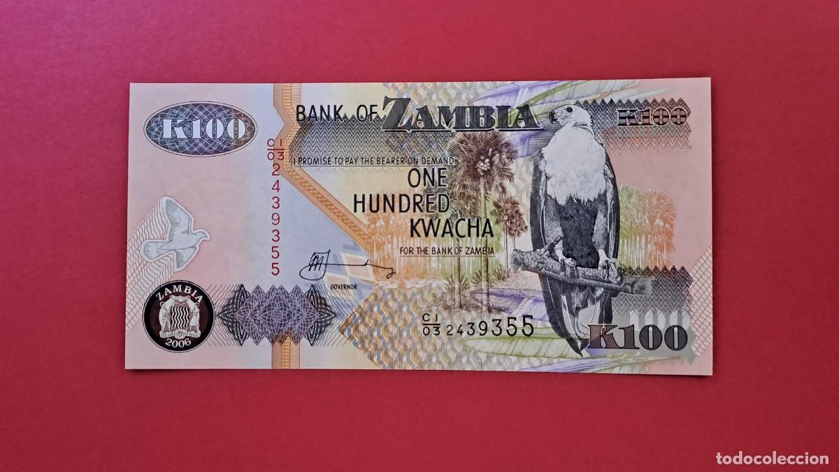 Billets internationaux: ZAMBIA - 2.006 - 100 KWACHA - SIN CIRCULAR