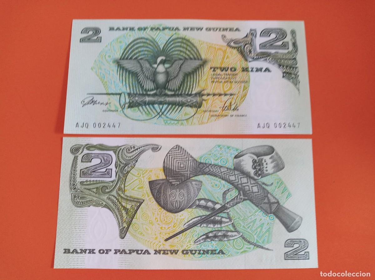 Billetes extranjeros: PAPUA NUEVA GUINEA 2 KINA